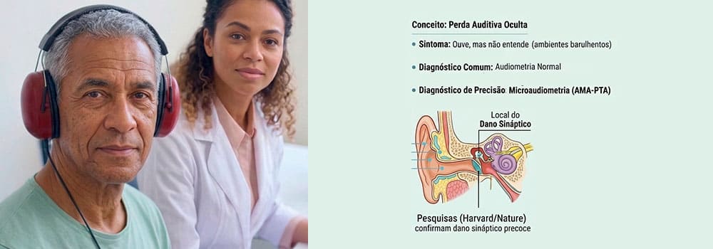 perda auditiva oculta